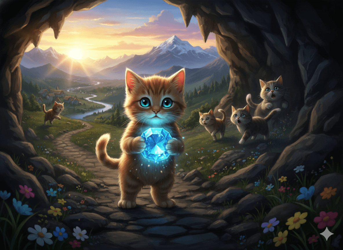 The Cat Who Faced the Dark Alone