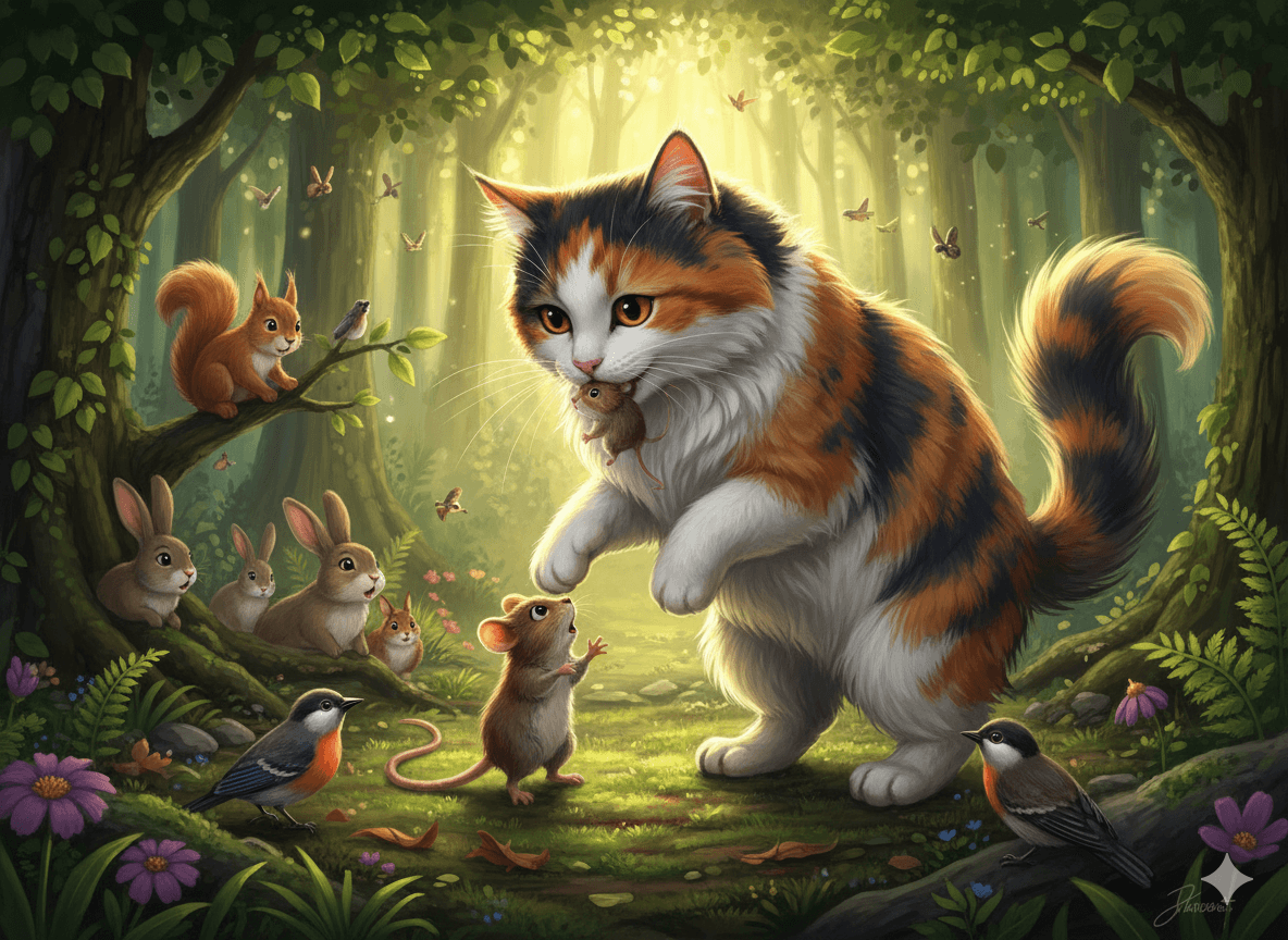 The Cat Who Let the Mouse Go