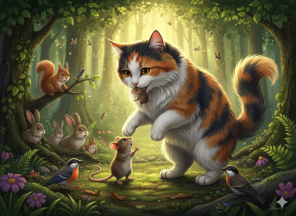 The Cat Who Let the Mouse Go