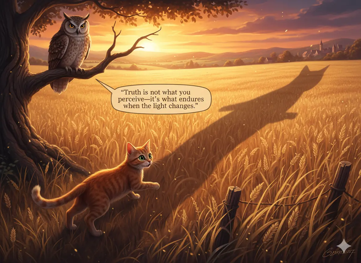 The Cat Who Was Deceived by a Shadow